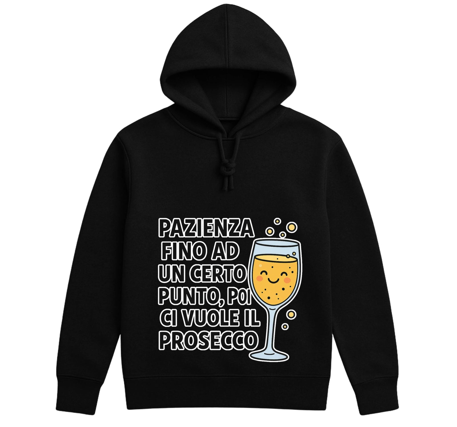 Felpa Uomo PROSECCO ( PO875236589 ) - Gufetto Brand 