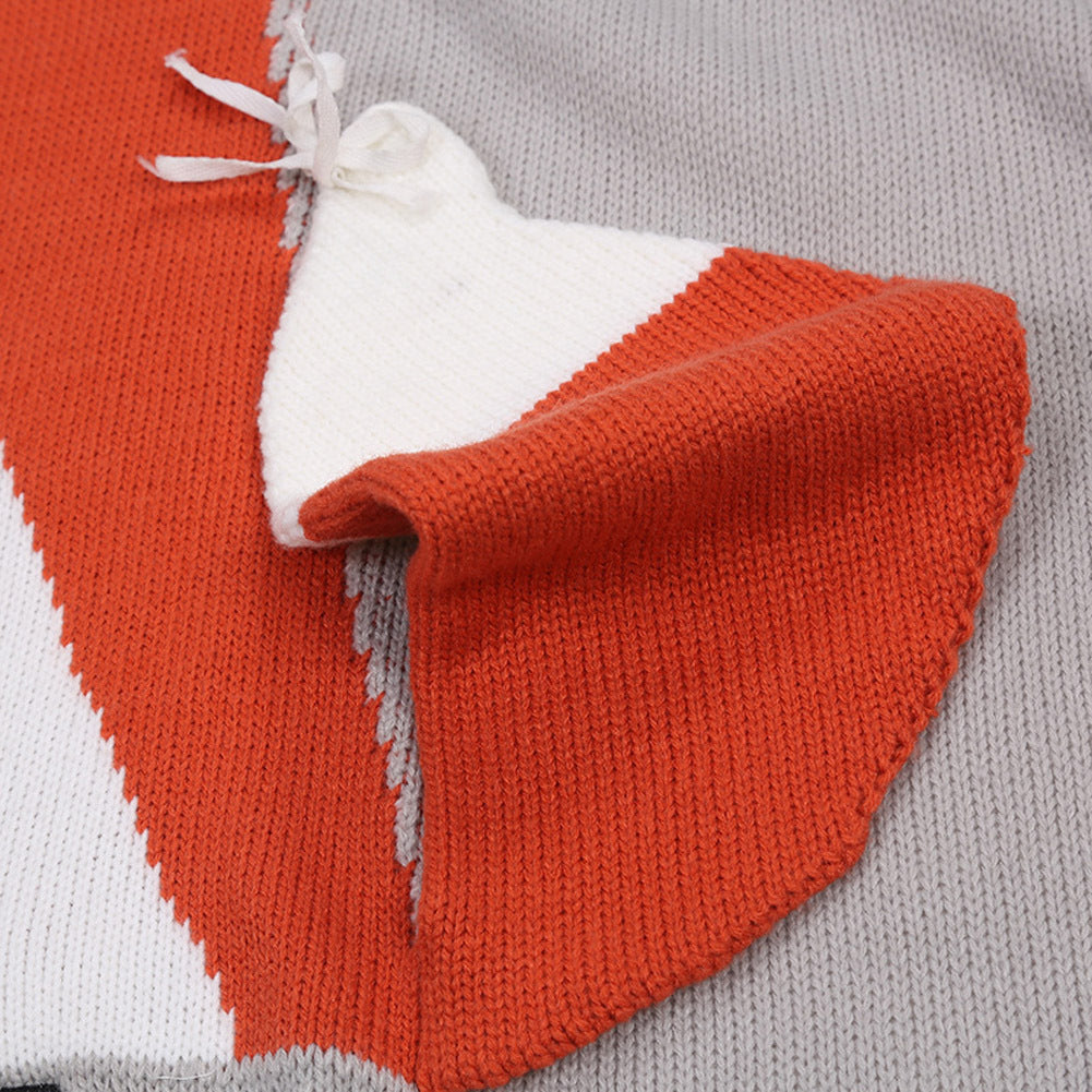 Coperta per bambini tridimensionale in maglia di volpe - Gufetto Brand 