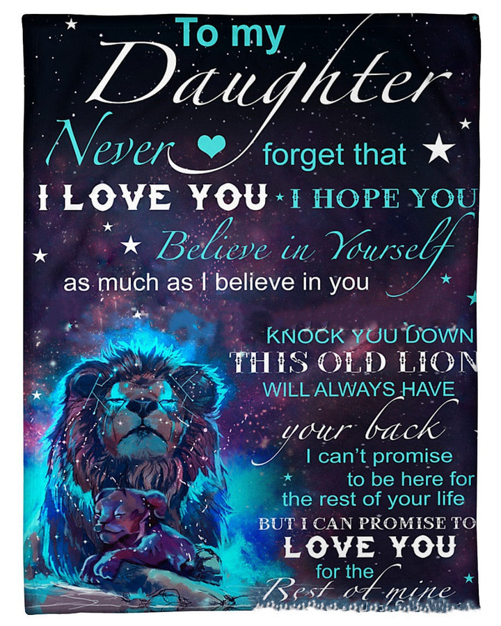 Coperta in flanella con lettera - Gufetto Brand 