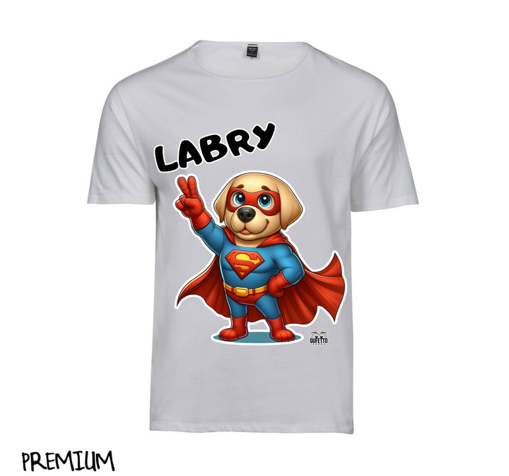 T-shirt Uomo LABRY SUPER EROE ( LA1364978569 ) - Gufetto Brand 