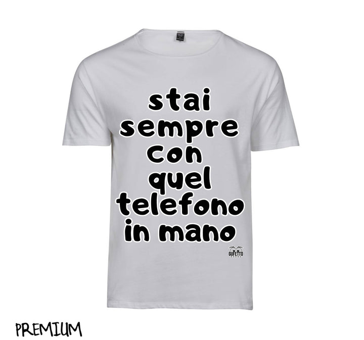 T-shirt Uomo TELEFONO ( TE5263857496 ) - Gufetto Brand 