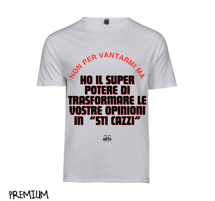 T-shirt Uomo SUPERPOTERE ( SU1489324589 ) - Gufetto Brand 