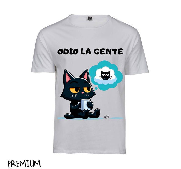 T-shirt Uomo GATTO ODIO ( GO88356987 ) - Gufetto Brand 