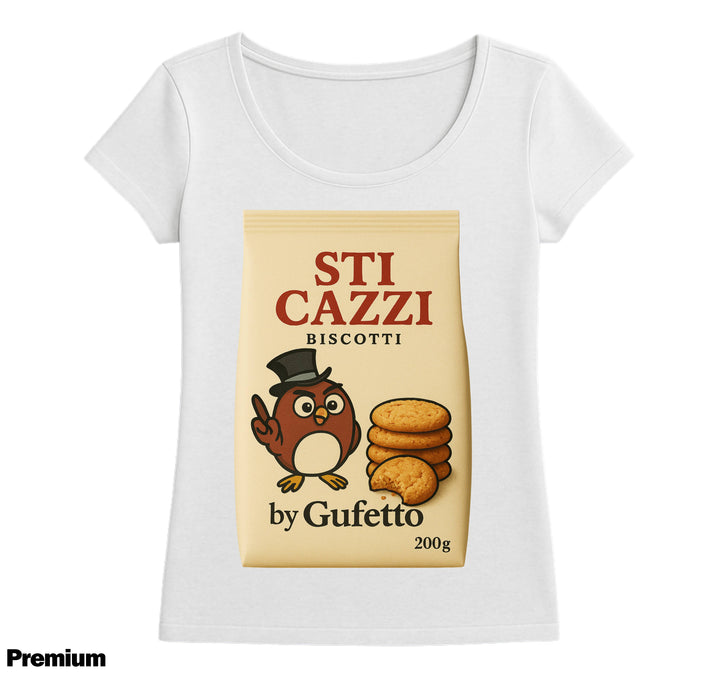 T-shirt Donna BISCOTTI STI... ( ST45687765 ) - Gufetto Brand 