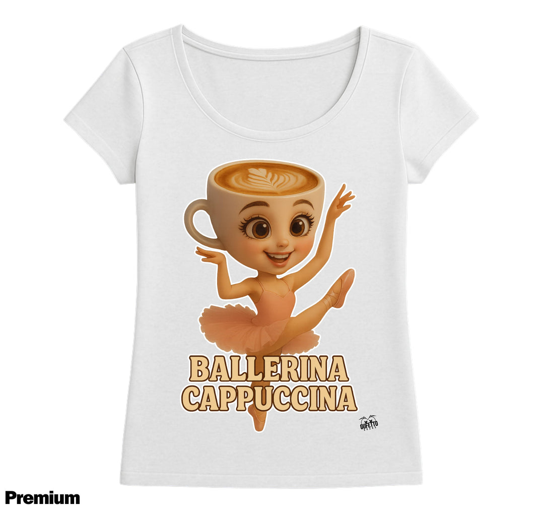T-shirt Uomo BALLERINA CAPPUCCINA  ( BA46768954 ) - Gufetto Brand 