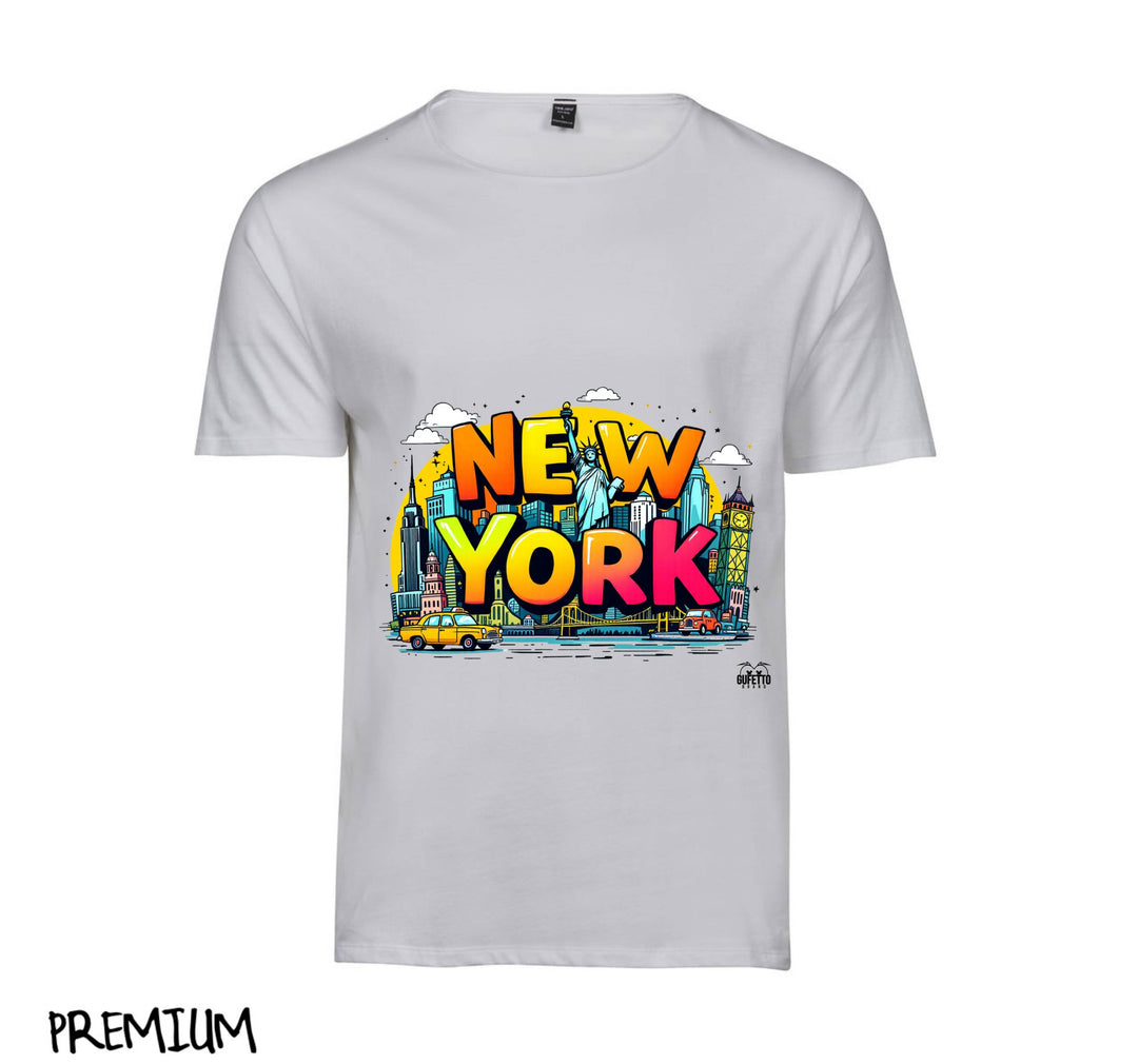 T-shirt Donna NEW YORK ( NY89523156 ) - Gufetto Brand 