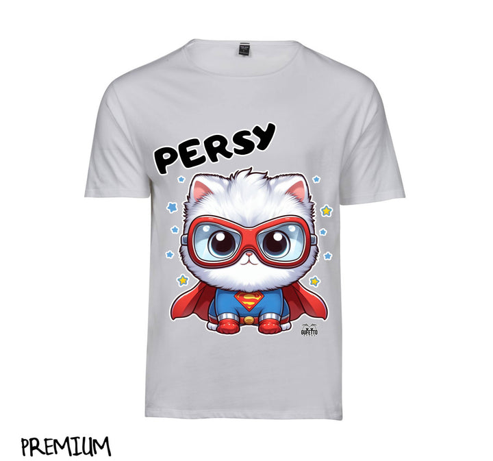 T-shirt Donna PERSY SUPER EROE PERSIANO ( PE75968796 ) - Gufetto Brand 