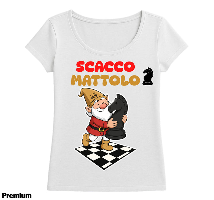 T-shirt Donna SCACCO MATTOLO ( SM52223568 ) - Gufetto Brand 