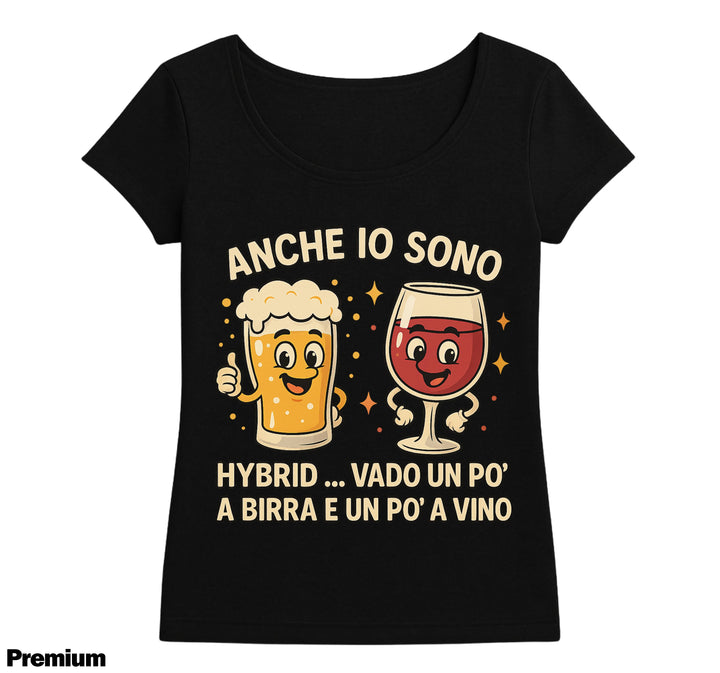 T-shirt Donna HYBRID ( HY854785962 ) - Gufetto Brand 