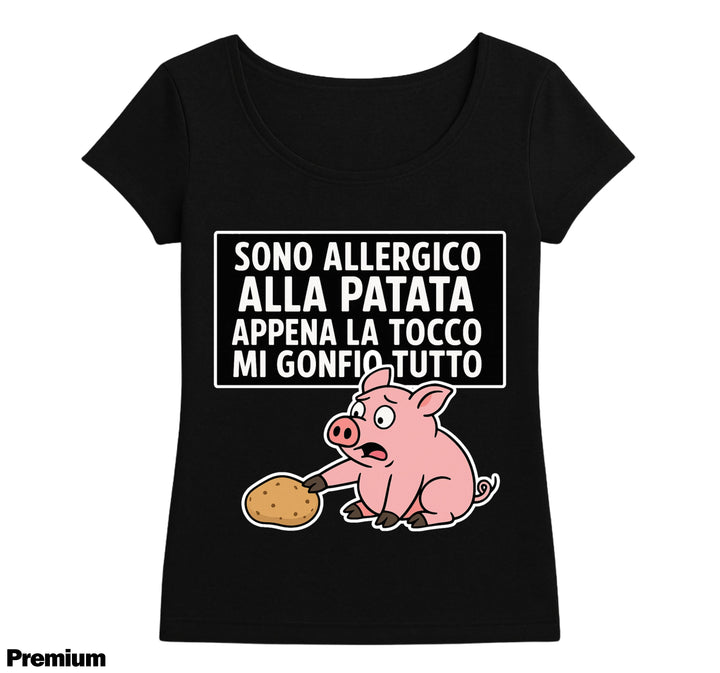 T-shirt Uomo ALLERGICO ( MG6573425165 ) - Gufetto Brand 