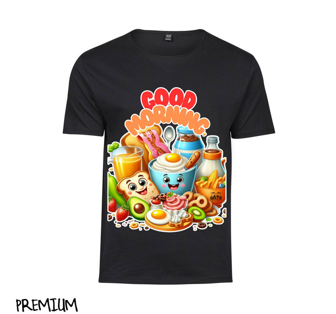 T-shirt Donna GOOD MORNING ( CO094598721 ) - Gufetto Brand 