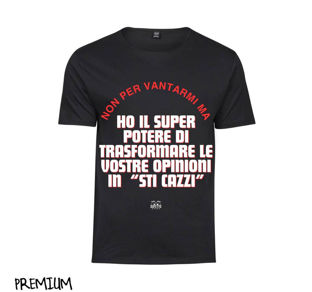 T-shirt Uomo SUPERPOTERE ( SU1489324589 ) - Gufetto Brand 