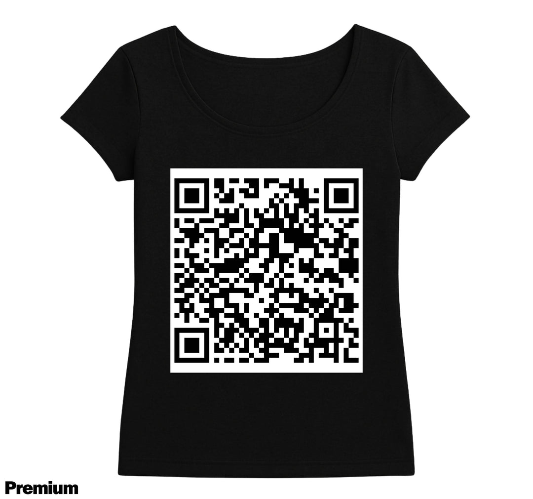 T-shirt Donna QR FU*K ( FU60987345 ) - Gufetto Brand 