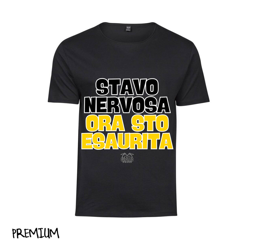 T-shirt Donna NERVOSA ( ST9365734099856 ) - Gufetto Brand 