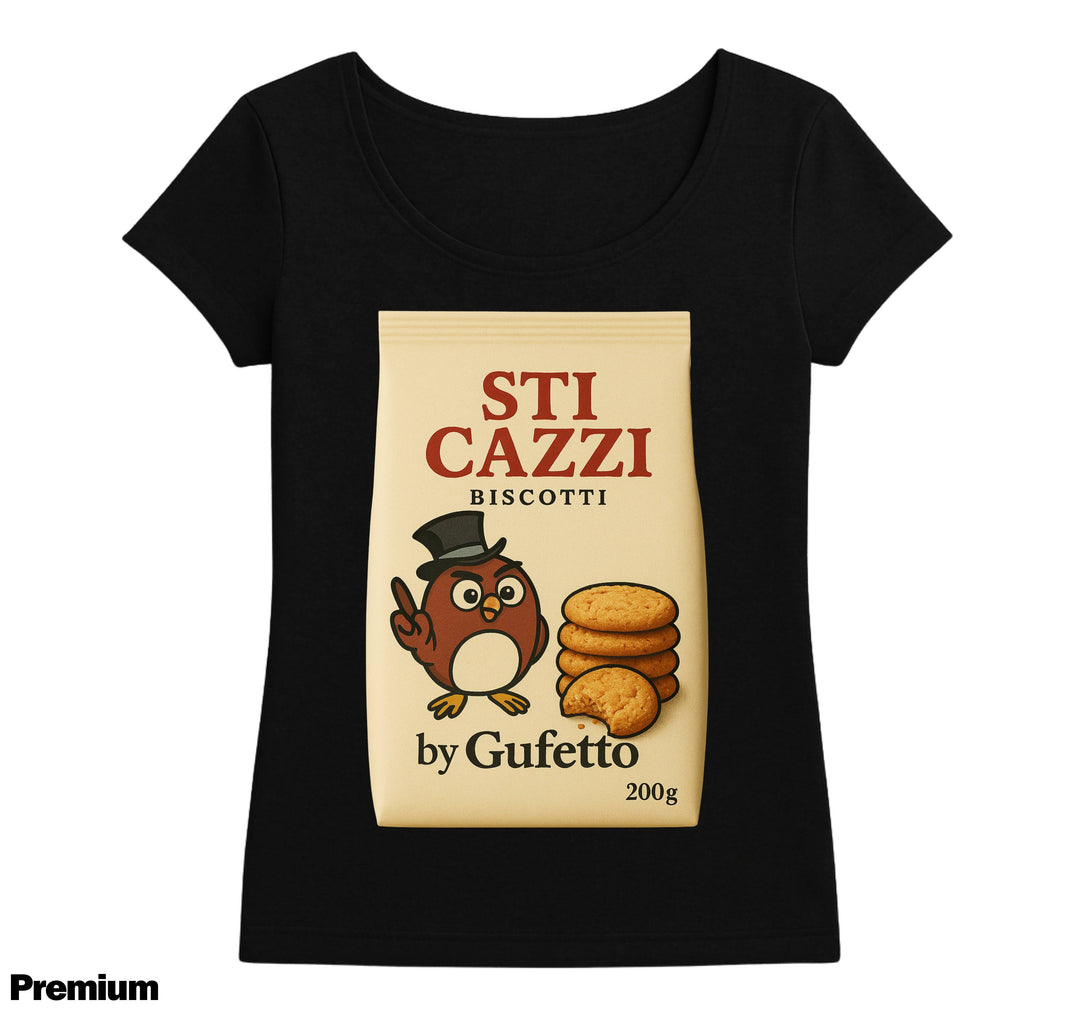T-shirt Donna BISCOTTI STI... ( ST45687765 ) - Gufetto Brand 