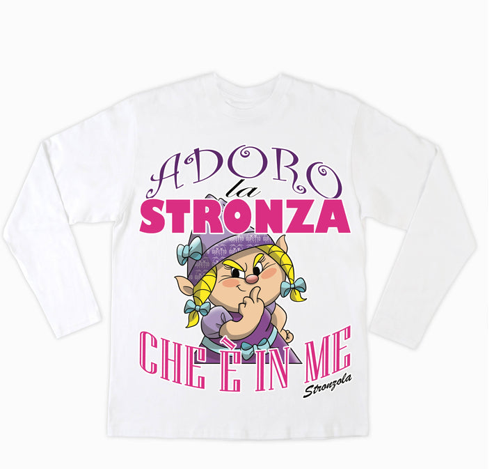 T-shirt Uomo STRONZOLA ADORO ( AD87891236558 ) - Gufetto Brand 