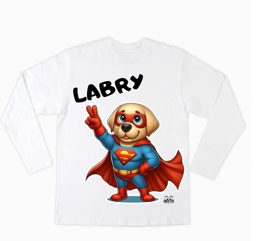 T-shirt Uomo LABRY SUPER EROE ( LA1364978569 ) - Gufetto Brand 