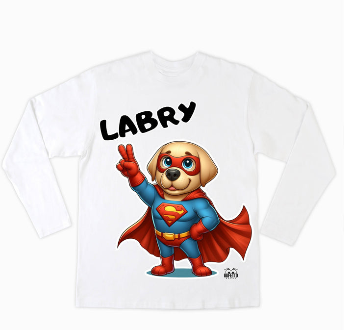 T-shirt Uomo LABRY SUPER EROE ( LA1364978569 ) - Gufetto Brand 