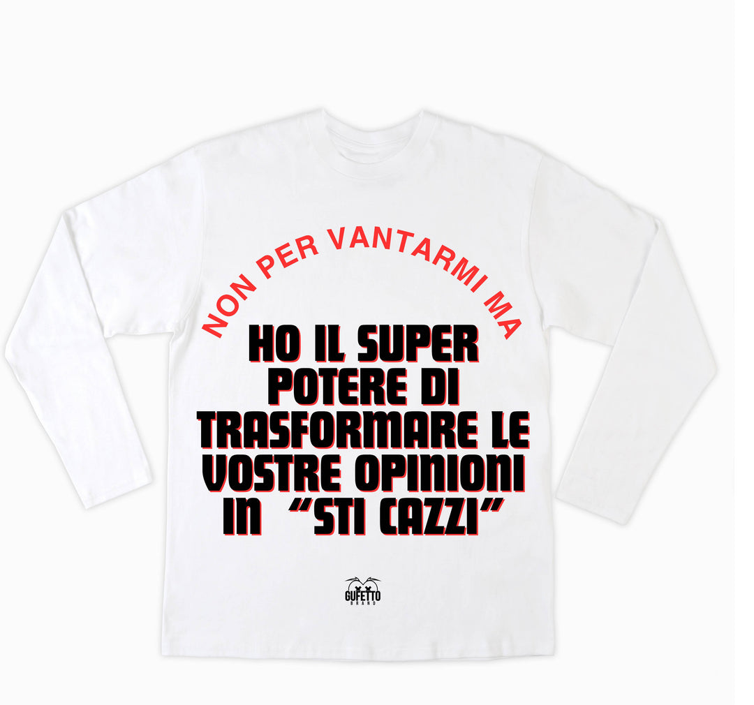 T-shirt Uomo SUPERPOTERE ( SU1489324589 ) - Gufetto Brand 