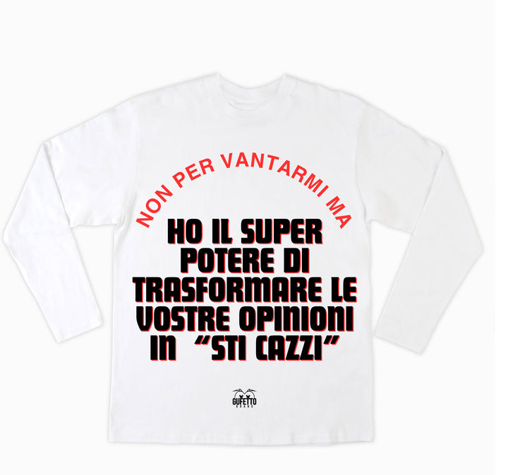 T-shirt Uomo SUPERPOTERE ( SU1489324589 ) - Gufetto Brand 