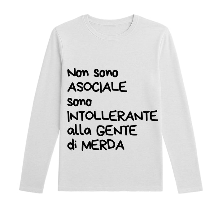 T-shirt Donna INTOLLERANTE ( IN8524123658 ) - Gufetto Brand 