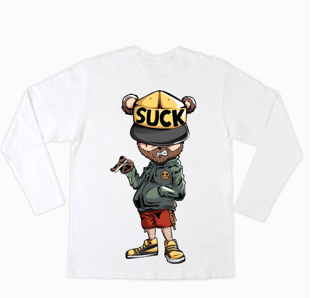 T-shirt Donna SUCK ( SU567009876 ) - Gufetto Brand 