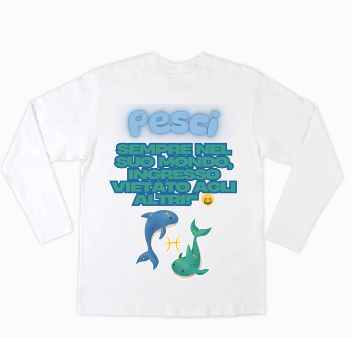 T-shirt Uomo PESCI ( PE09765432 ) - Gufetto Brand 