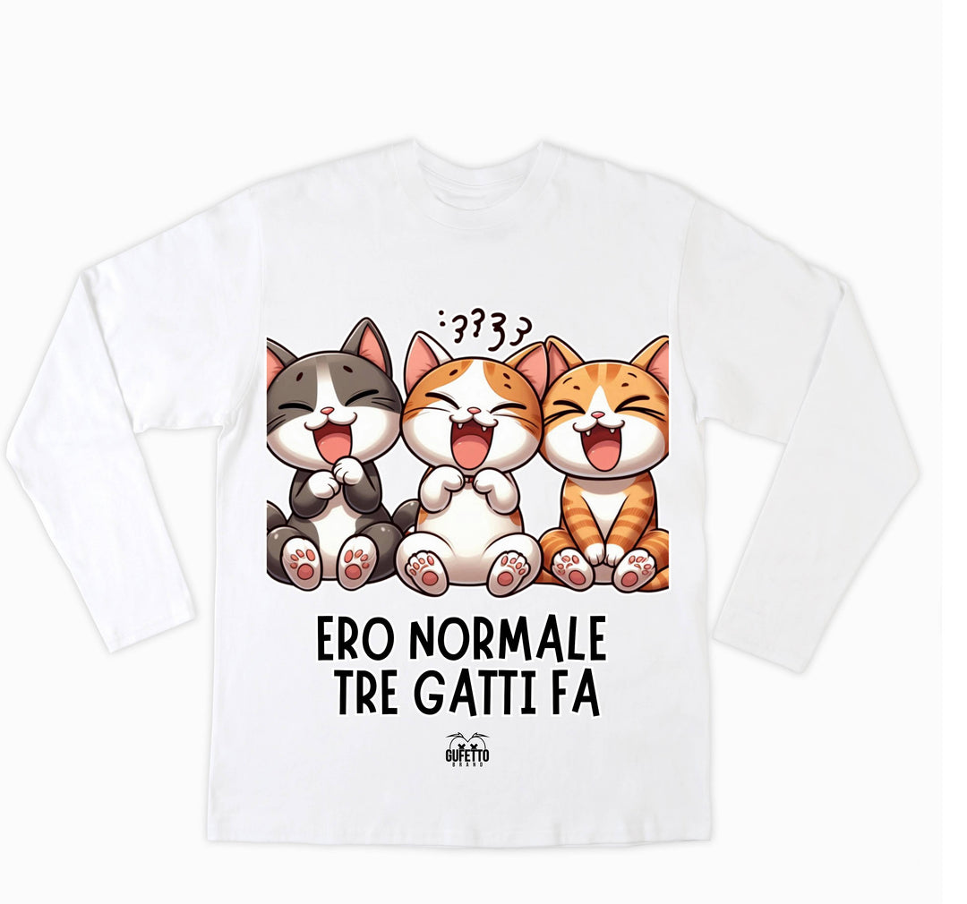 T-shirt Uomo TRE GATTI FA ( TR8019274653758 ) - Gufetto Brand 