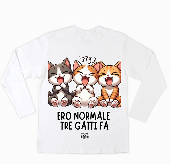 T-shirt Uomo TRE GATTI FA ( TR8019274653758 ) - Gufetto Brand 