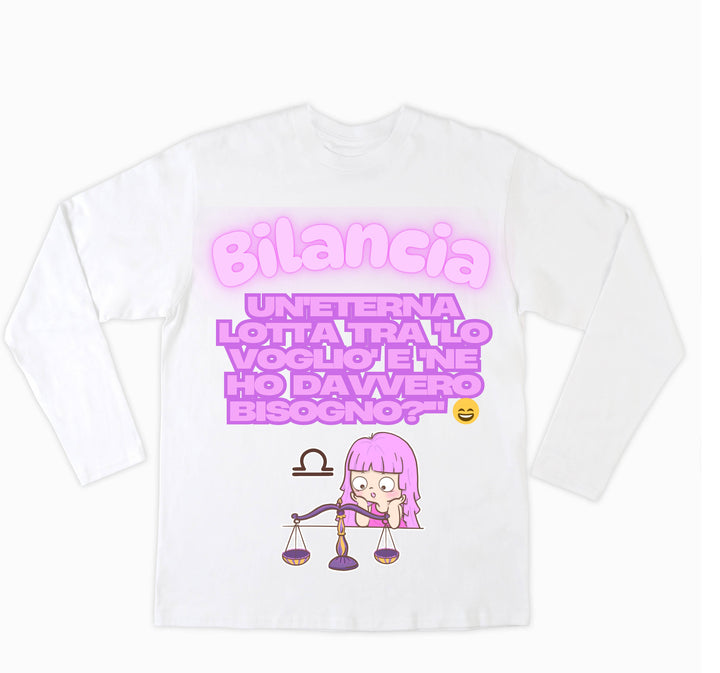 T-shirt Donna BILANCIA ( BI78953265 ) - Gufetto Brand 