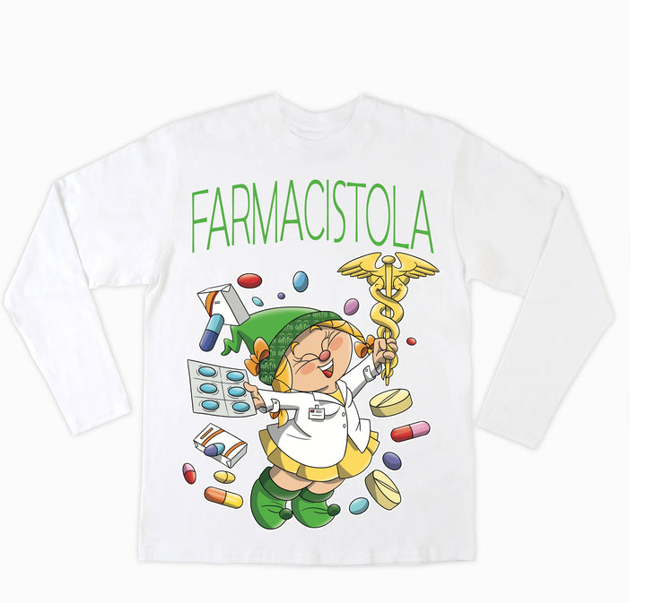 T-shirt Donna FARMACISTOLA( FA784536276 ) - Gufetto Brand 