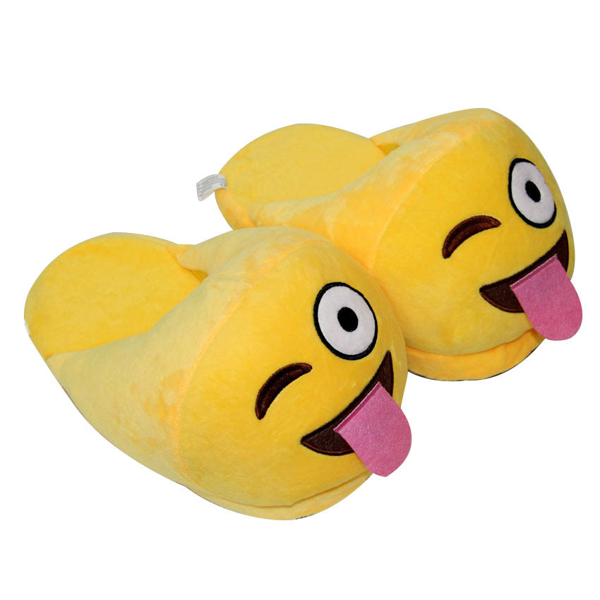 Pacchetto Emoticon Cacca Divertenti Pantofole di Peluche - Gufetto Brand 
