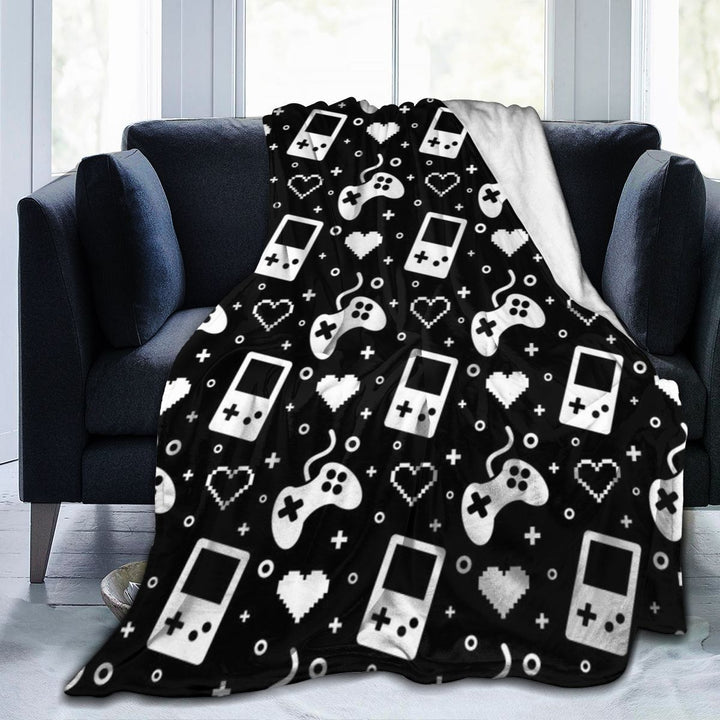 Coperta con stampa per console di gioco anime in flanella - Gufetto Brand 