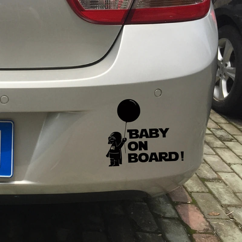 Cool Car Decoration Baby On Board Reflective Stickers And Decals For Car Decor - Gufetto Brand 