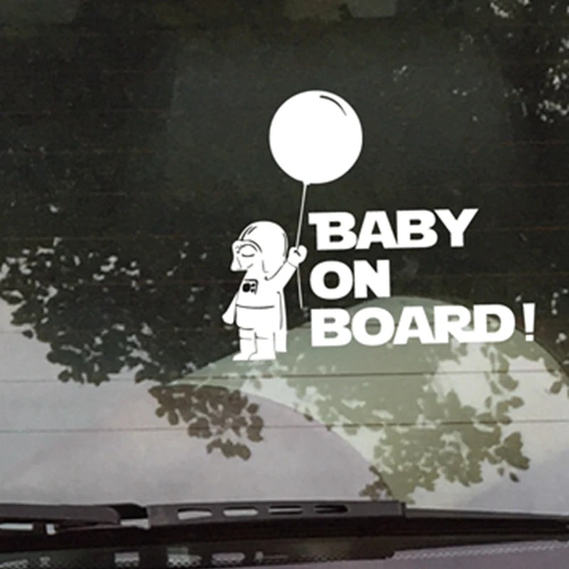 Cool Car Decoration Baby On Board Reflective Stickers And Decals For Car Decor - Gufetto Brand 