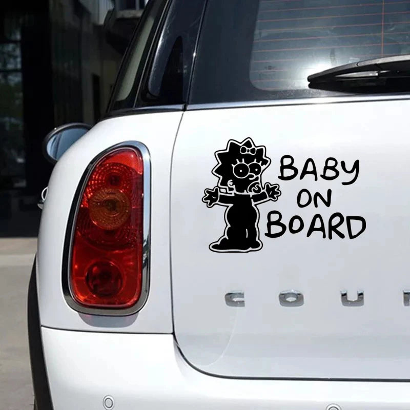 15*21cm Baby on Board funny car sticker vinyl decal car auto stickers for car bumper window - Gufetto Brand 