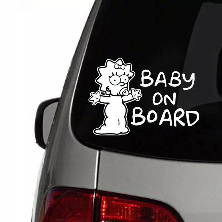 15*21cm Baby on Board funny car sticker vinyl decal car auto stickers for car bumper window - Gufetto Brand 