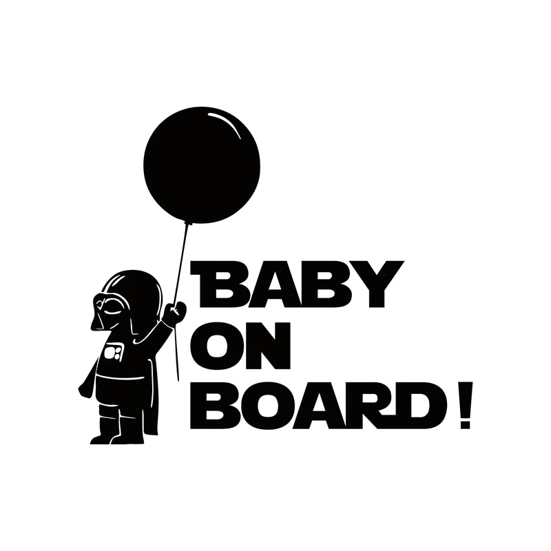 Cool Car Decoration Baby On Board Reflective Stickers And Decals For Car Decor - Gufetto Brand 