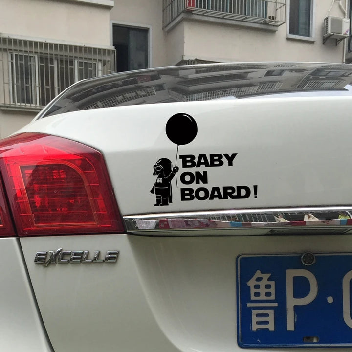 Cool Car Decoration Baby On Board Reflective Stickers And Decals For Car Decor - Gufetto Brand 
