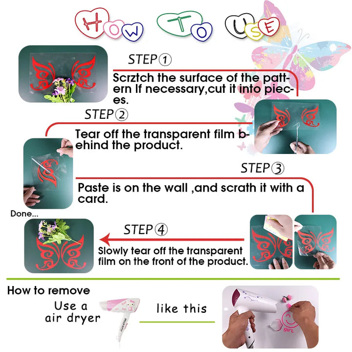 10 Style WC Wall Sticker for Toilet Door Waterproof Stickers Bathroom Decor house Family Home Decoration mural WC wallpaper - Gufetto Brand 