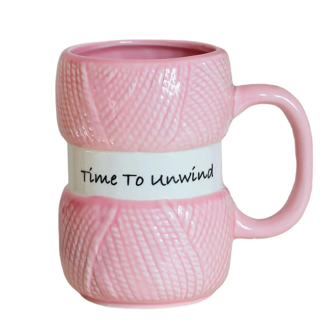 Tazza regalo con motivo creativo lavorato a maglia da 425 ml