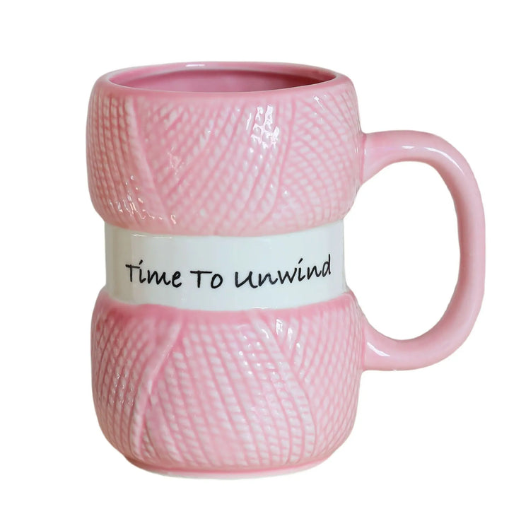 Tazza regalo con motivo creativo lavorato a maglia da 425 ml