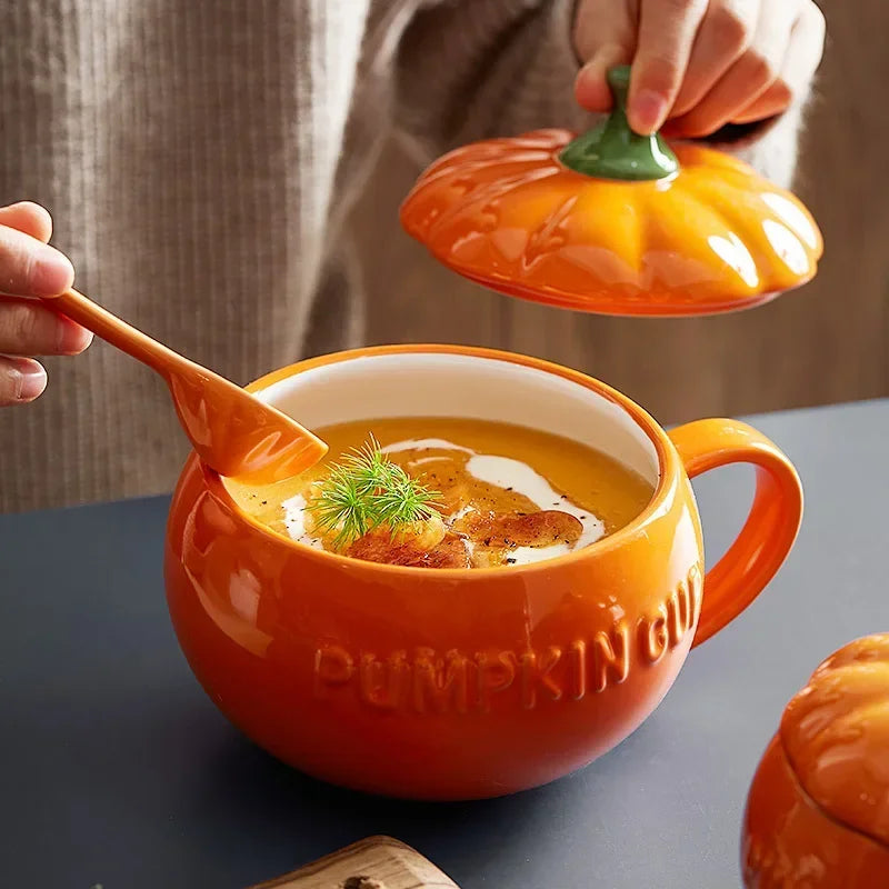 Tazza di zucca in ceramica