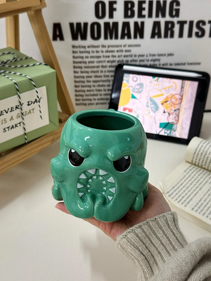 Angry Cthulhu tazza in ceramica