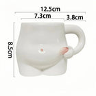 Divertente tazza a forma di pancia