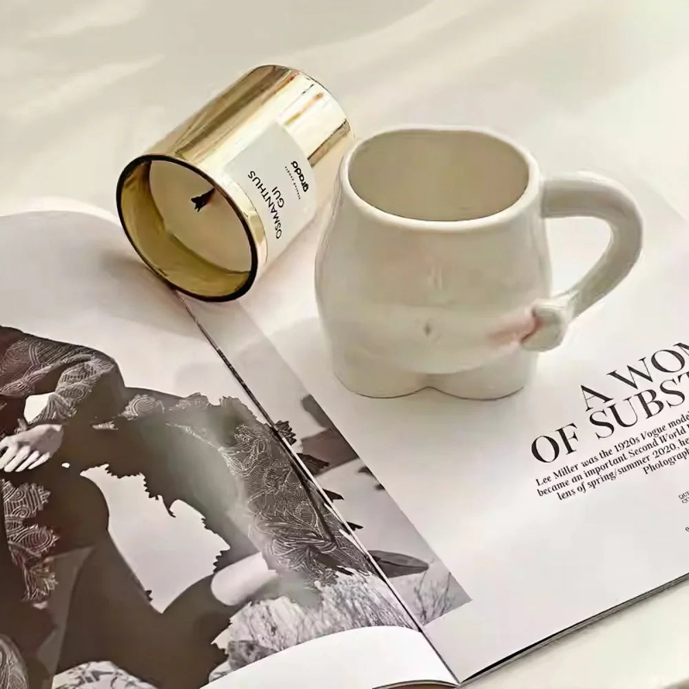 Divertente tazza a forma di pancia