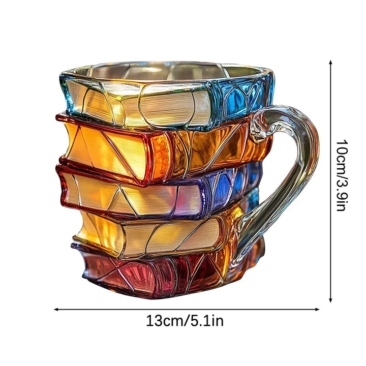 Tazza Libri dipinta