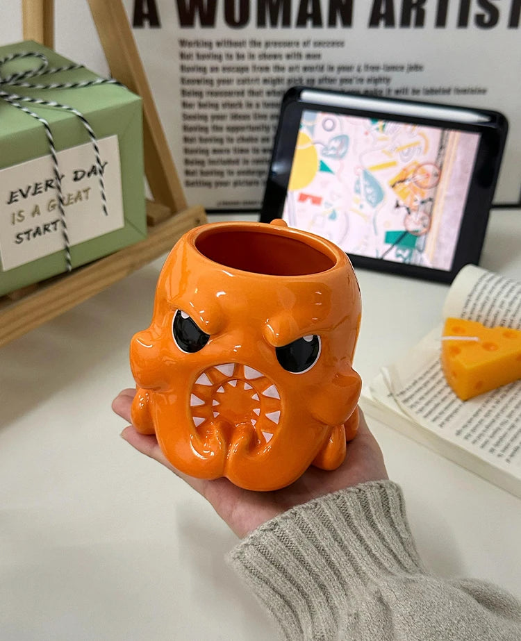 Angry Cthulhu tazza in ceramica