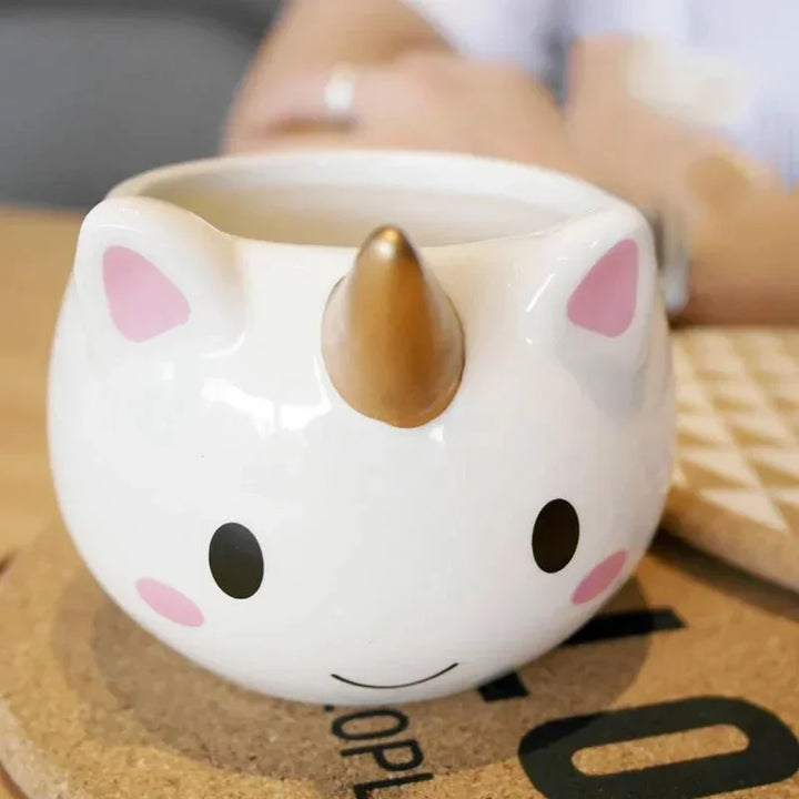3D Divertente Tazza di Caffè Per Bambini Ragazza Unicorno