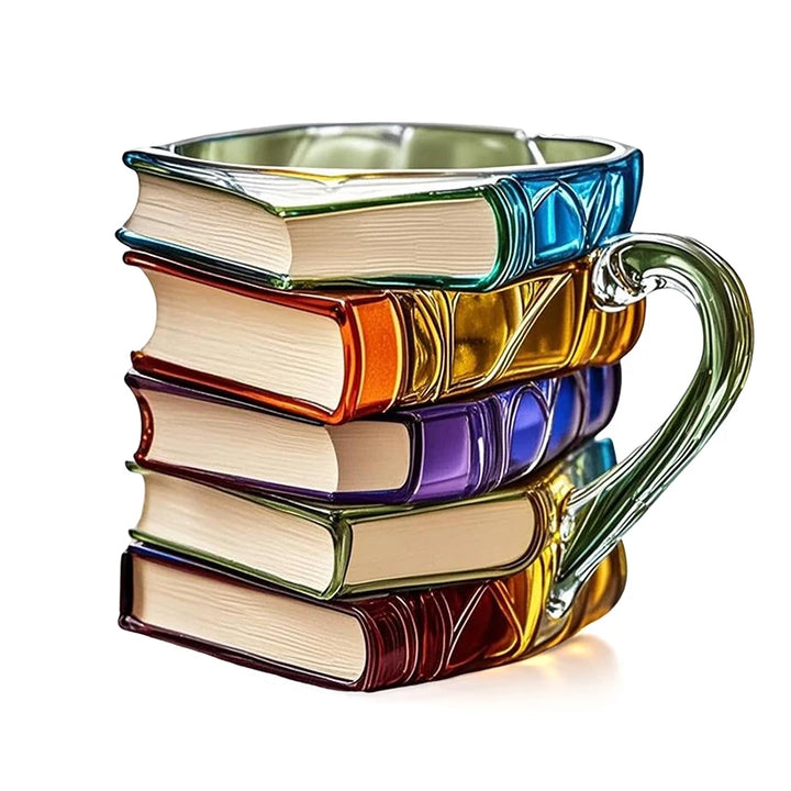 Tazza Libri dipinta